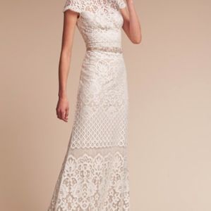 BHLDN Peridot Wedding Dress Gown by Tadishi Shoji